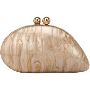 Stylish Acrylic Clutch Handbag - Versatile Crossbody for Prom and Formal Events